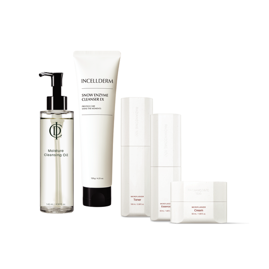 Riman ICD Advanced Riman Ritual Set - 5-Piece K-Beauty Nanoliposomal Routine with 7x Microfluidizer Toner, Essence and Cream