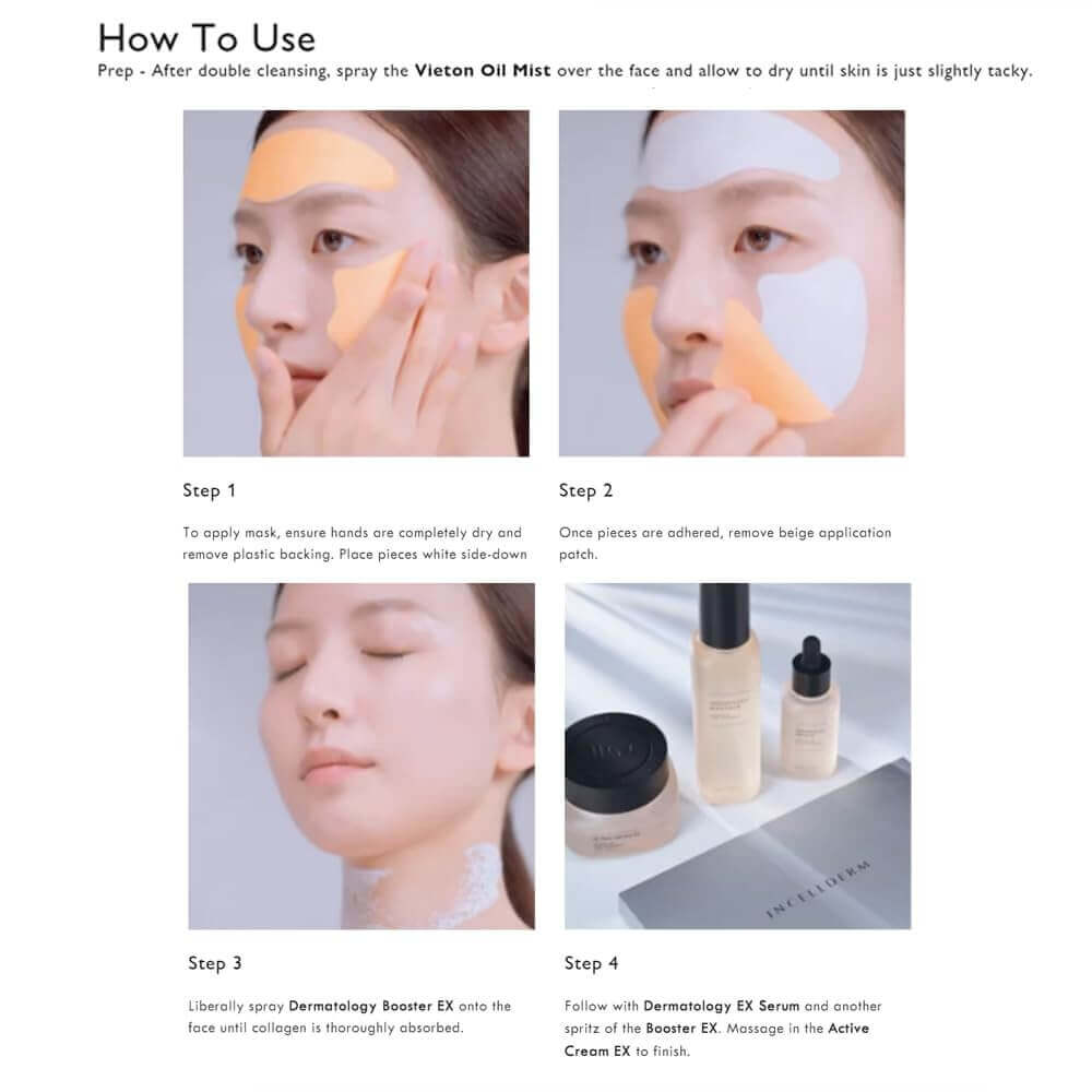 RIMAN ICD Incellderm Collagen 100 Melting Sheet – 100% Marine Collagen Mask